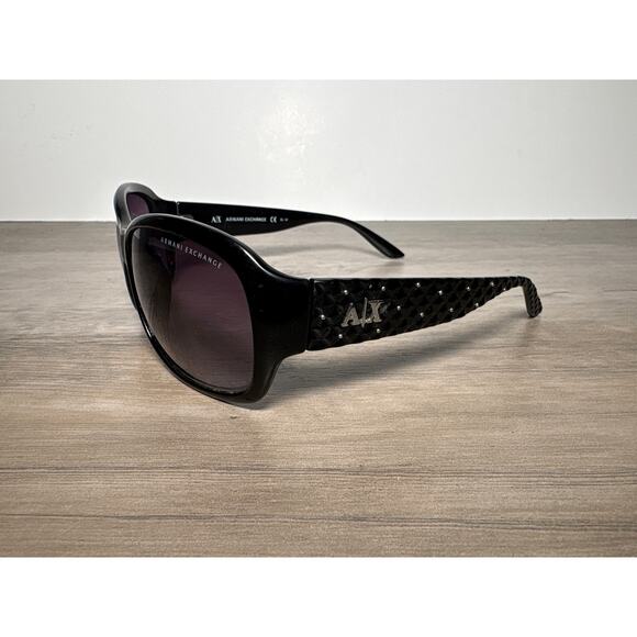 Armani Exchange AX233/S 028 JJ- Black Frame Unisex Sunglasses- EUC - Picture 3 of 6